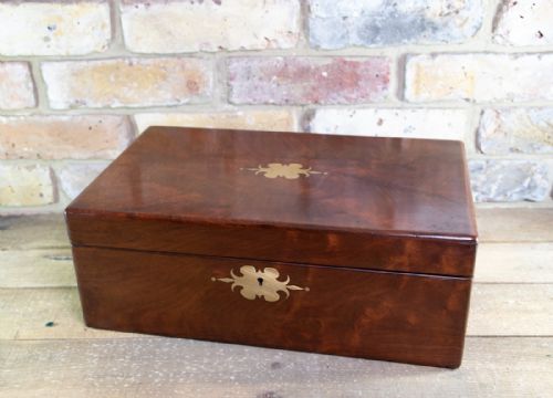 Solid Mahogany Writing Slope C.1810