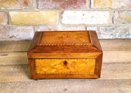 Rosewood & Birds Eye Maple Jewellery Box