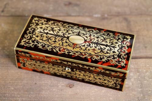 J.c Vickery Boulle Desk Box Regent Street London 1890