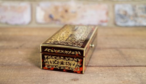 fig 1. J.C Vickery Boulle Desk Box Regent Street London 1890
