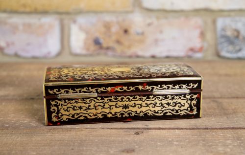 fig 2. J.C Vickery Boulle Desk Box Regent Street London 1890