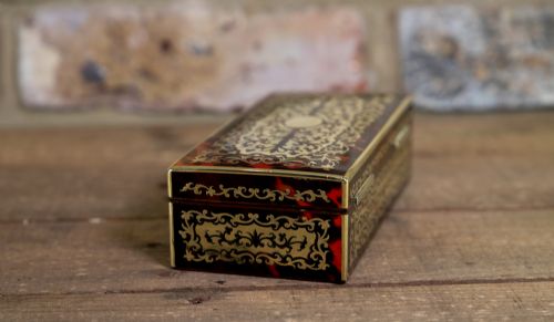 fig 3. J.C Vickery Boulle Desk Box Regent Street London 1890
