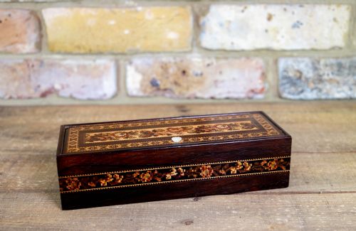 Ladies Tunbridge Ware Box 1870