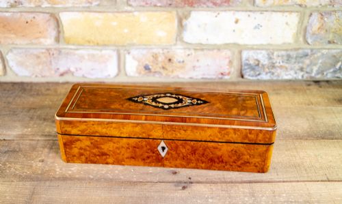 French Amboyna Ladies Box 1880