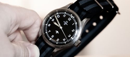 Rare Omega 53 "Fat Arrow" Military Watch