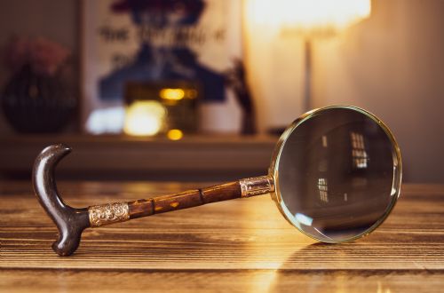 Horn and Kane Magnifying Glass 1890