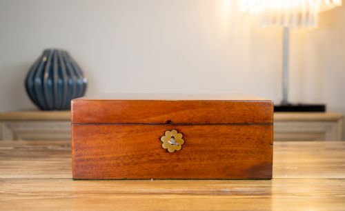 Georgian Mahogany Table Box 1810