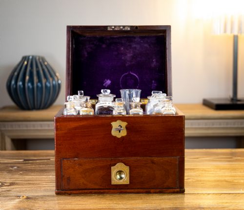 Georgian Mahogany Apothecary Box 1800