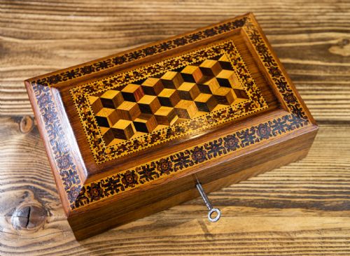 TUNBRIDGE WARE TABLE BOX 1880 - ADDITIONAL PHOTO 7