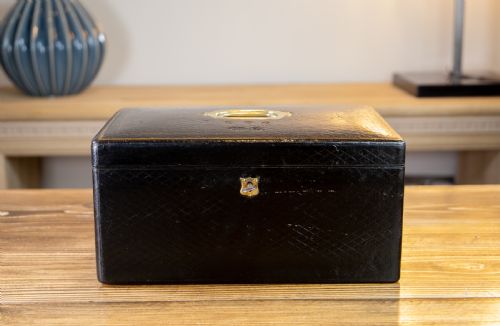 Large Leather Jewellery Box 1880