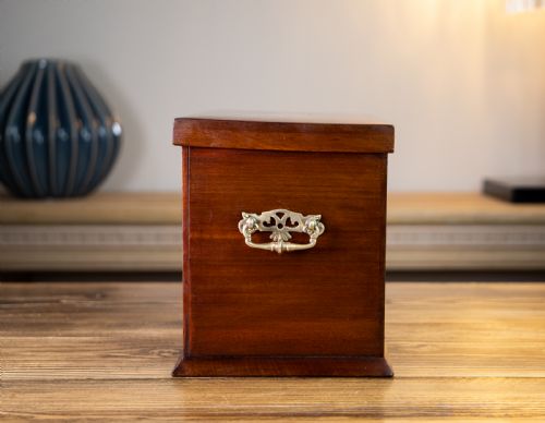 fig 1. Edwardian Mahogany Stationery Cabinet 1910