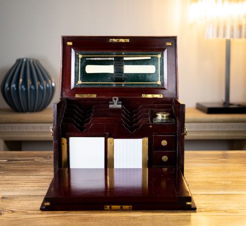 Edwardian Mahogany Stationery Cabinet 1910