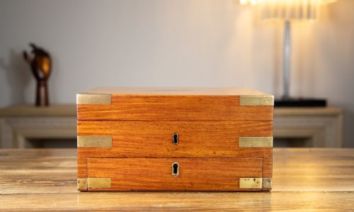 Kingwood Campaign Georgian Jewellery Box 1820