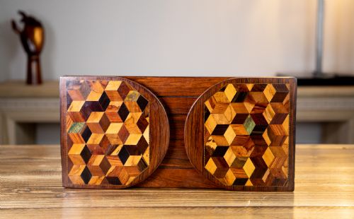 Tunbridge Ware Bookends 1880