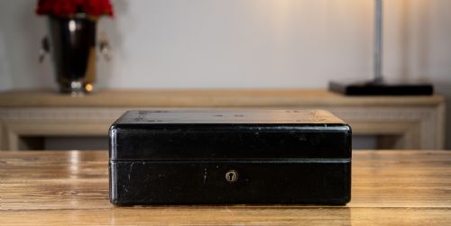 FULLY KITTED GENT'S BOX SILVER PLATE C1890 - ADDITIONAL PHOTO 4