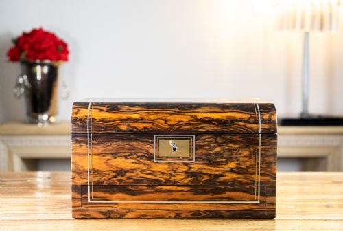 Stunning Coromandel Jewellery Box C.1850