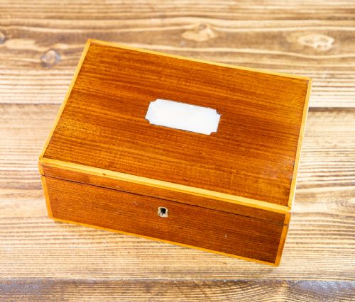 Small Mahogany Trinket Box 1850