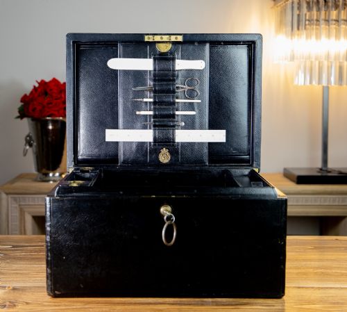 A Royal Loggers Stamped Dispatch Box 1890