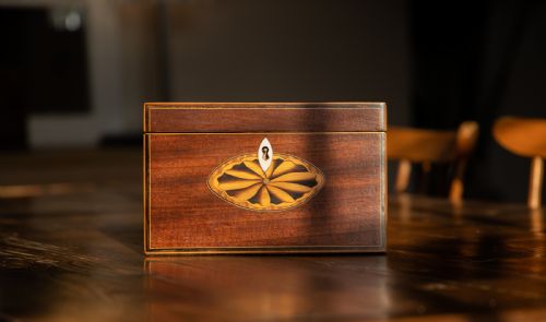 Georgian Mahogany Tea Caddy 1800