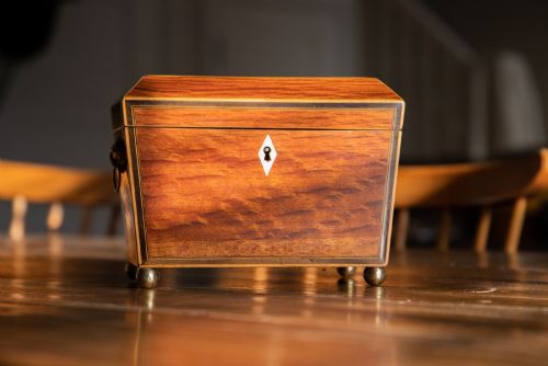 Partridge Wood Regency Tea Caddy 1820