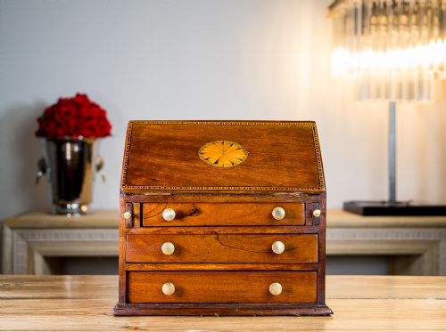 Miniture Mahogany Edwardian Desk 1910
