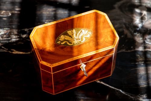 Mahogany Georgian Tea Caddy 1800