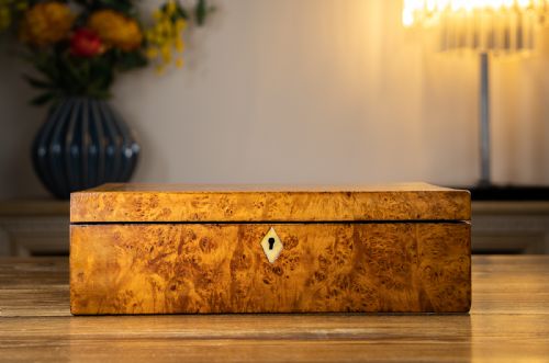Birds Eye Maple Table Box C.1870