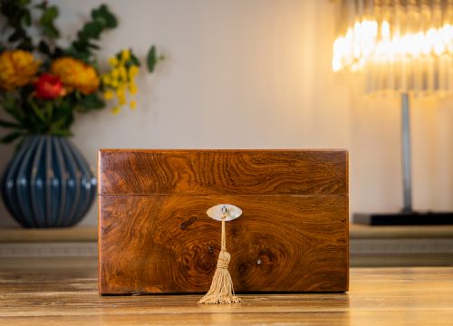 Burr Walnut Vanity Box 1880