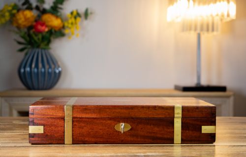 Georgian Mahogany Ex Pistol Box