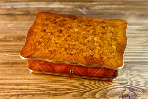 French Kingwood Jewellery Box 1860
