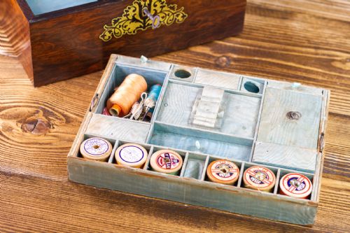 REGENCY ROSEWOOD WORK BOX 1830 - ADDITIONAL PHOTO 10