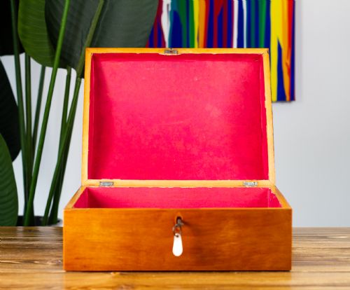 LARGE GEORGIAN SATINWOOD BOX 1800 - ADDITIONAL PHOTO 6
