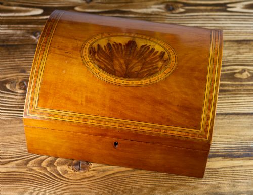 LARGE GEORGIAN SATINWOOD BOX 1800 - ADDITIONAL PHOTO 8