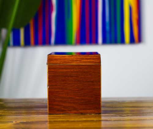PARTRIDGE WOOD TEA CADDY 1850 - ADDITIONAL PHOTO 6
