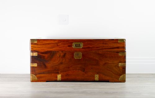 Victorian Campaign Camphor Trunk