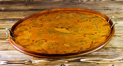 Edwardian Inlaid Tray C.1910