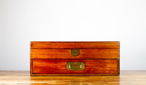Large Mahogany Collectors Cabinet