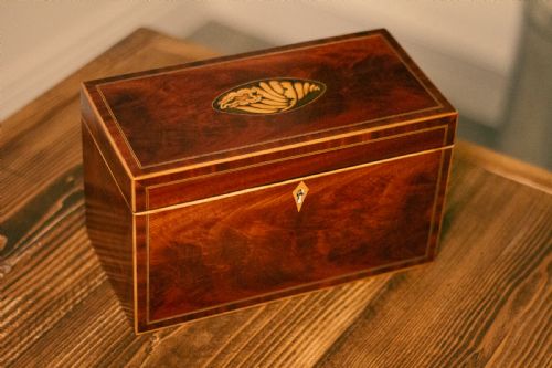 Flamed Mahogany Jewellery Box 1800