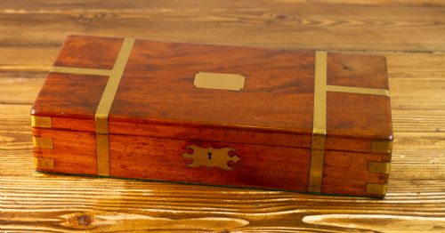 Solid Mahogany Gun Box 1820