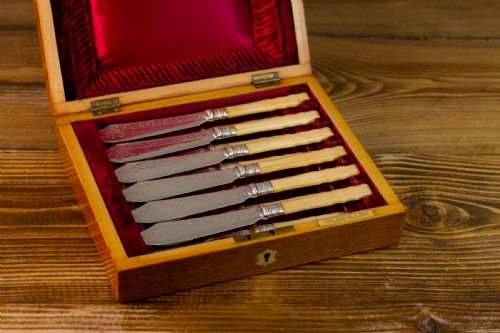 Henry Pidduck & Sons Fish Cutlery Set 1900