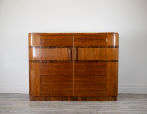 Art Deco Walnut Sideboard 1930'S