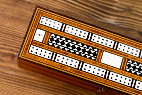 MAHOGANY CRIBB BOX C1890 - ADDITIONAL PHOTO 2