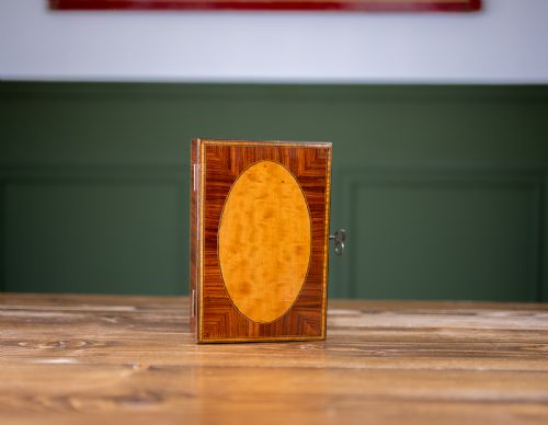 fig 1. Kingwood Inlaid Table Box 1820