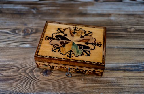 Special Inlaid Jewellery Box C.1900 Reserved