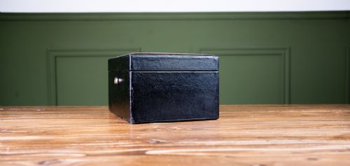 LEATHER JEWELLERY BOX C1920 - ADDITIONAL PHOTO 3