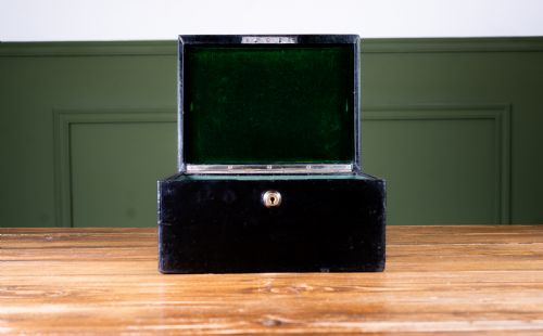 LEATHER JEWELLERY BOX C1920 - ADDITIONAL PHOTO 9