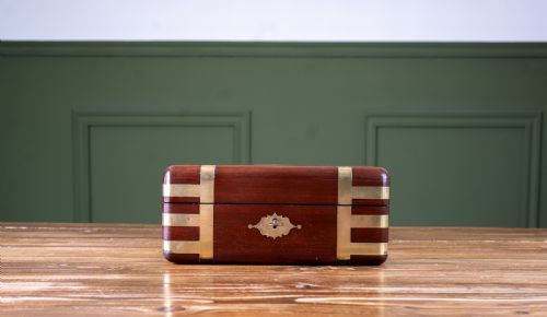 fig 1. Georgian Brass Bound Campaign Box c.1820
