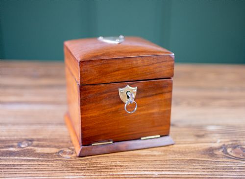 fig 1. Small Figured Walnut Jewellery Box 1890