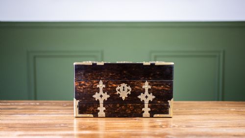 fig 1. Royal Crest Coromandel Box 1850