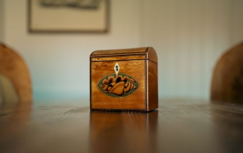 Satinwood Tea Caddy